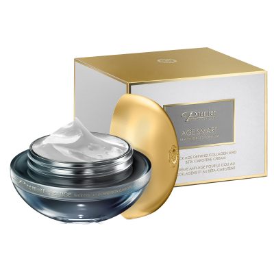 AGE SMART Омолоджуючий крем для шиї з колагеном і бета-каротином