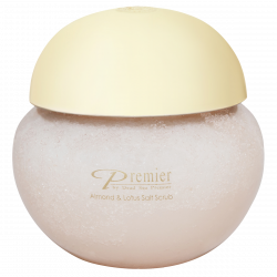 Сольовий скраб для тіла з ароматом мигдалю і Лотоса