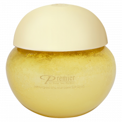 Сольовий скраб для тіла з ароматом лемонграсу і Мандарина